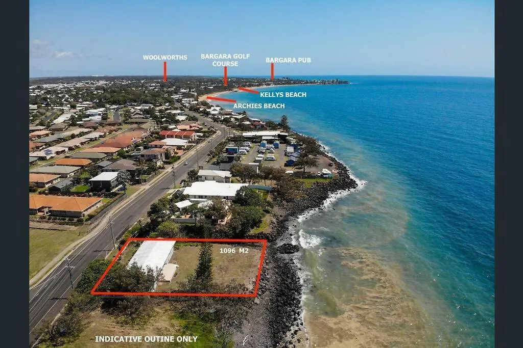 Pet & Family Friendly Ocean Front Beach Cottage Bargara Australia
